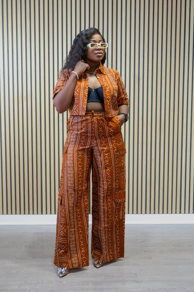 TRIBAL CHIC SET- AMBER/ORANGE