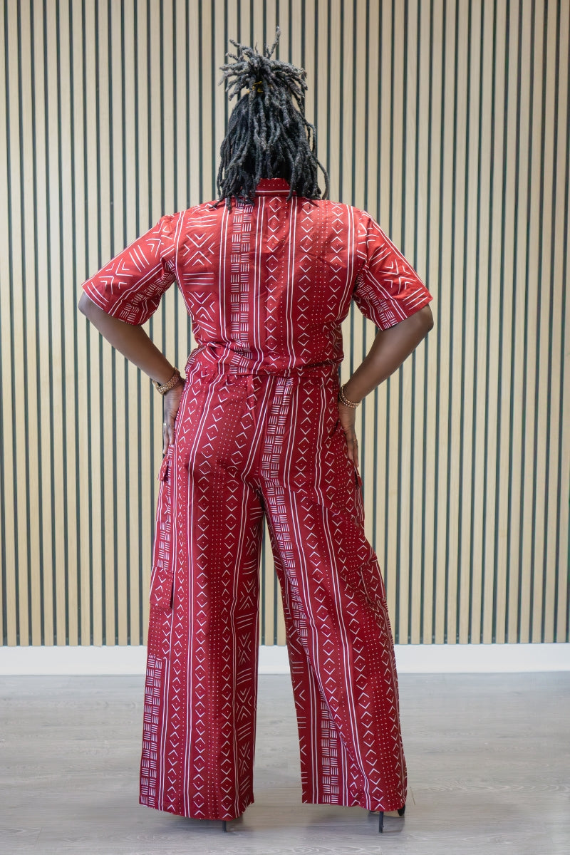 TRIBAL CHIC SET- RED