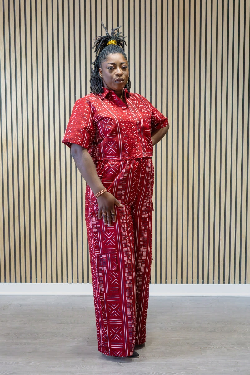 TRIBAL CHIC SET- RED