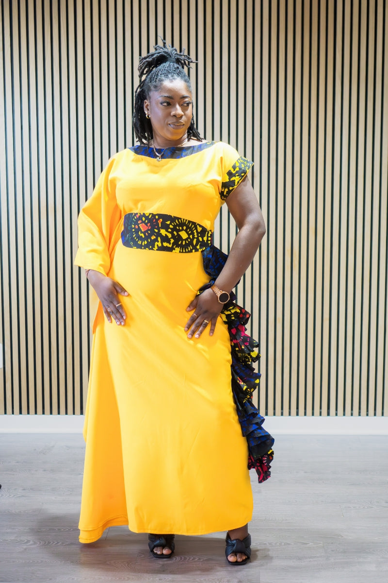 ROYAL RUFFLE DRESS