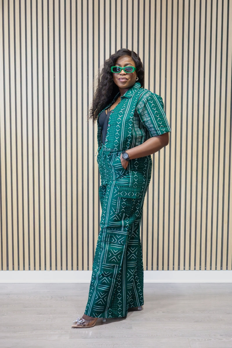 TRIBAL CHIC SET- GREEN